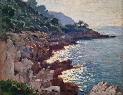 Rocky coast at Cassis - 1934 by Jean Lafon - Auction record, sale price, and art valuation. Compare with similar artists and explore comparable artworks.