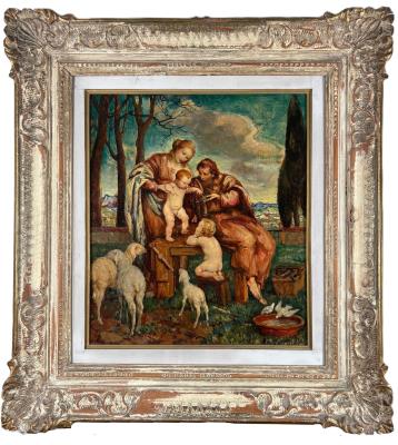 Holy Family with Infant John