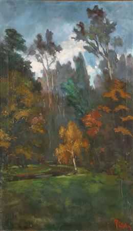 Early Fall Wooded Landscape by Zoltan Paldy - Auction record, sale price, and art valuation. Compare with similar artists and explore comparable artworks.