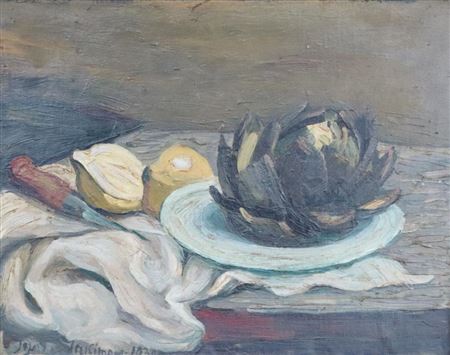 Still Life with Onions and Cabbage