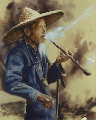 Pipe Smoking Break