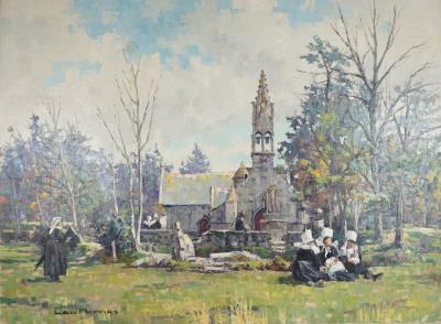 Pardon à la chapelle, Moëlan