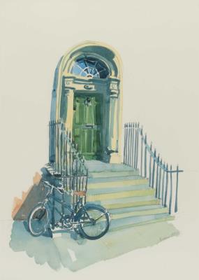 THE GREEN DOOR BELFAST by Barbra Allen - Auction record, sale price, and art valuation. Compare with similar artists and explore comparable artworks.
