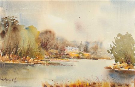 MOVANAGHER, KILREA by Tom McGoldrick - Auction record, sale price, and art valuation. Compare with similar artists and explore comparable artworks.