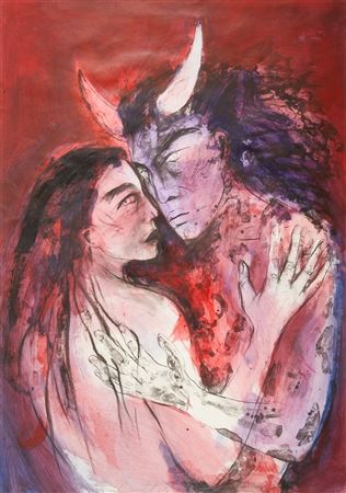 Beauty with Horned Creature
