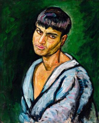 Boy in a Blue Shirt