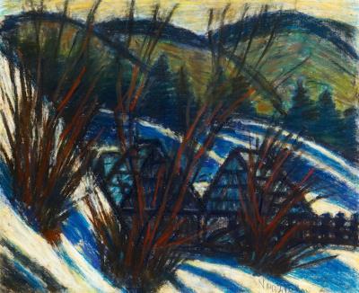 Hills with Blue Shadows
