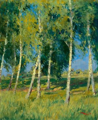Birch Grove by Istvan Mero - Auction record, sale price, and art valuation. Compare with similar artists and explore comparable artworks.