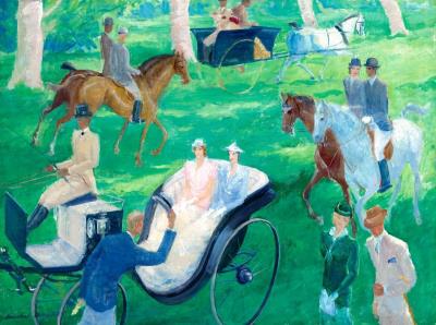 In a Parisian Park (Bois de Boulogne, Bonjour)