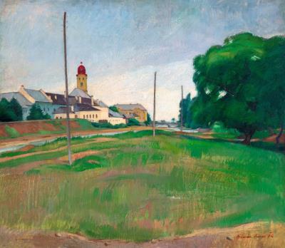 Summer Sunshine in Nagybánya by Janos Krizsan - Auction record, sale price, and art valuation. Compare with similar artists and explore comparable artworks.