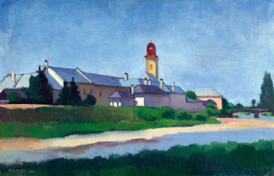 Sky-Blue Nagybánya by Hugo Mund - Auction record, sale price, and art valuation. Compare with similar artists and explore comparable artworks.