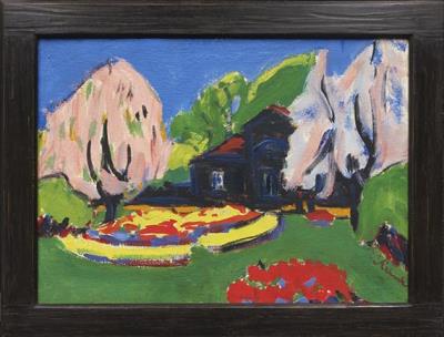 Landscape with House (Gatehouse on the main avenue of the Great Garden in Dresden)