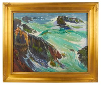 Waves on Rocks
