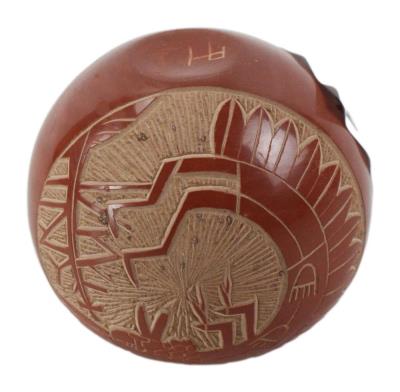 Santa Clara Pueblo red pot