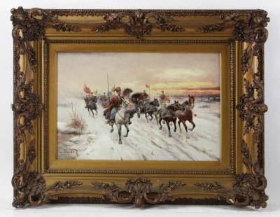 The Russian Governor's journey in winter