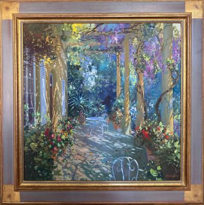 Under the wisteria in Provence