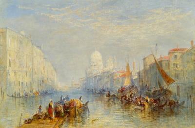 View over the Grand Canal towards Santa Maria della Salute