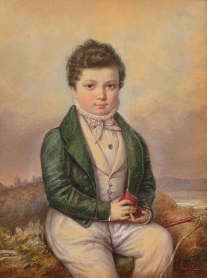 Portrait d’Alfred Lusson, mon père, 1837.