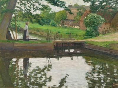 Peasant Woman at the Wümme Weir
