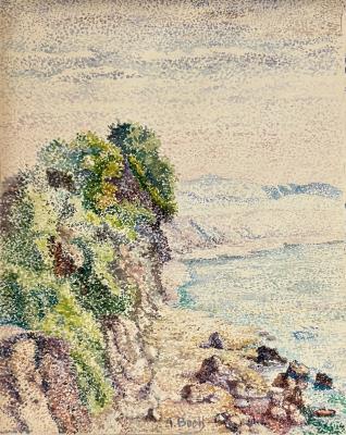 Côte rocheuse en méditerranée