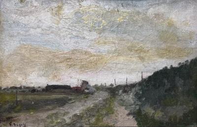 Chemin de campagne, circa 1877