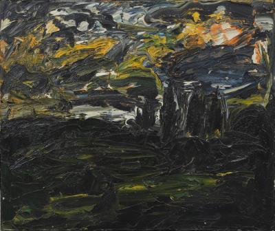 La plaine ciel d'orage (The stormy plain)