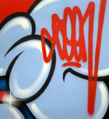 Bubbles series, 2025 (Red & Blue)