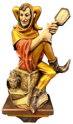 Moresque Dancer (Till Eulenspiegel) with Wall Console
