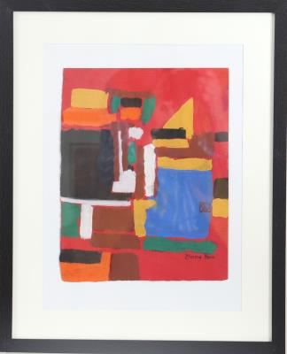 Oil on paper