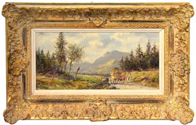 The Stagecoach Ride in the Mountains