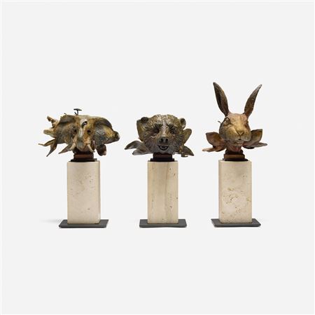 Elephant; Bear; Rabbit (three works) by Theodore Gall - Auction record, sale price, and art valuation. Compare with similar artists and explore comparable artworks.