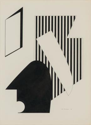 Untitled (Black Stripes)