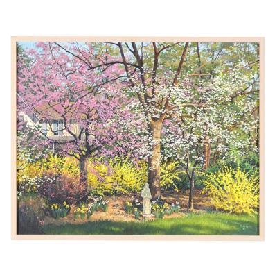 Dogwood, Judas Tree, and St. Francis