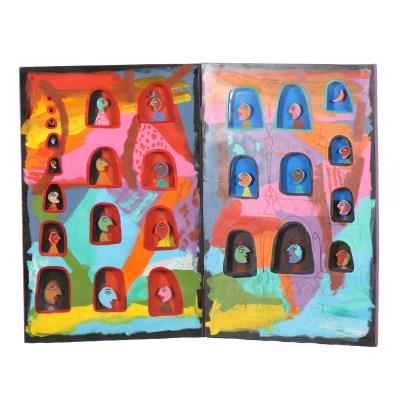 Neighbors & Friends Diptych