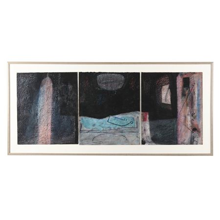 Under a Black Rabbit Moon (Triptych)