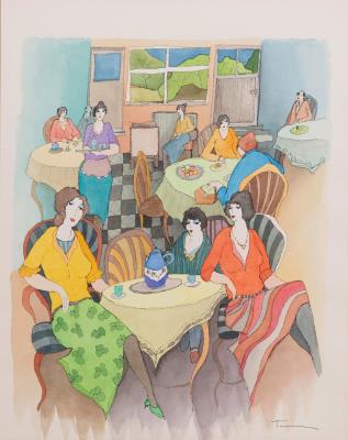 Dinner at the Club