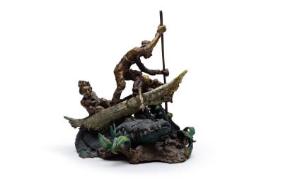Cold Painted Bronze Sculpture
