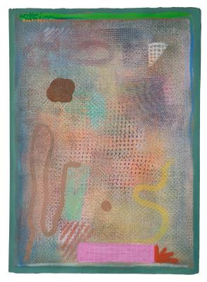 Abstract mixed media on paper