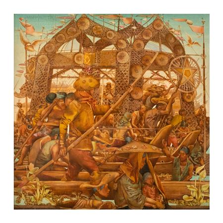 Pagoda sa Ilog by Tam Austria - Auction record, sale price, and art valuation. Compare with similar artists and explore comparable artworks.