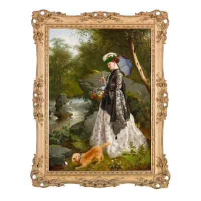 Lady on a walk; Lady's Stroll (2)