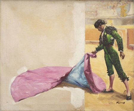 RODOLFO GAONA UNFOLDING HIS CAPE