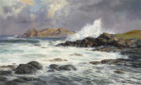 Rocky Coastline, Kiama by Douglas Sealy - Auction record, sale price, and art valuation. Compare with similar artists and explore comparable artworks.