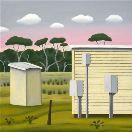 Yellow Shed with Outhouse, 2025