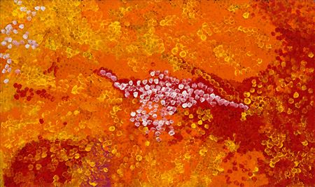 Wati Njinga (Ice Man Dreaming) by Myra Cook - Auction record, sale price, and art valuation. Compare with similar artists and explore comparable artworks.
