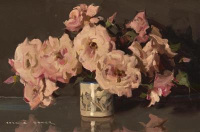 Miniature Roses by Gary Baker - Auction record, sale price, and art valuation. Compare with similar artists and explore comparable artworks.