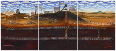 On the Scrap Heap (Triptych) by Howard William Steer - Auction record, sale price, and art valuation. Compare with similar artists and explore comparable artworks.