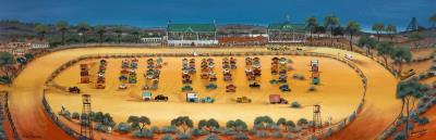 St. Pat Racers by Howard William Steer - Auction record, sale price, and art valuation. Compare with similar artists and explore comparable artworks.