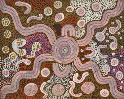 Rain Story by Mick Gill Tjakamarra - Auction record, sale price, and art valuation. Compare with similar artists and explore comparable artworks.