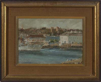 View from Lady Macquarie's chair by Tony Costa - Auction record, sale price, and art valuation. Compare with similar artists and explore comparable artworks.