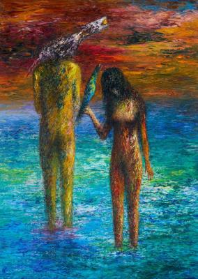NERJA BEACH INCIDENT - 1994 by Joseph Urie - Auction record, sale price, and art valuation. Compare with similar artists and explore comparable artworks.